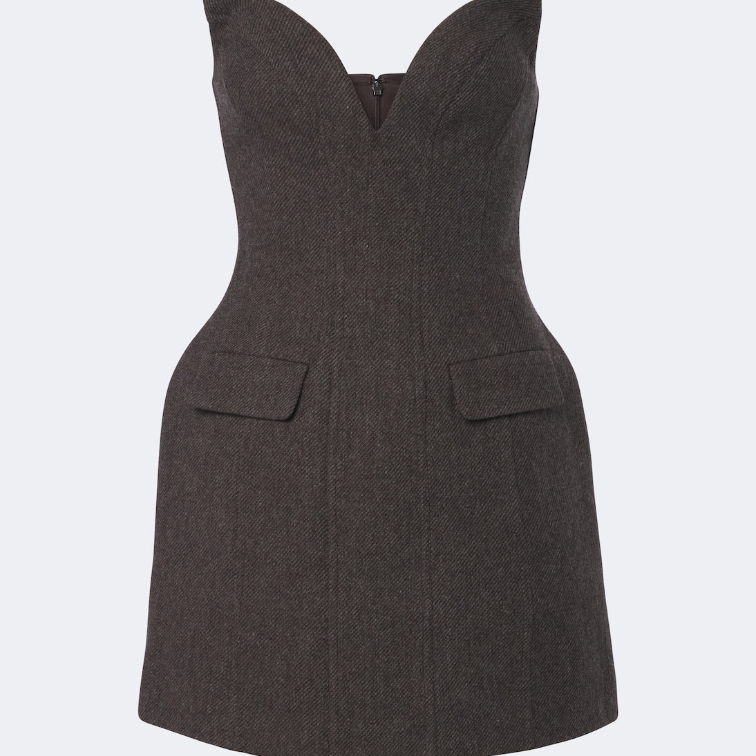 Self-Portrait - Wool and cashmere-blend minidress