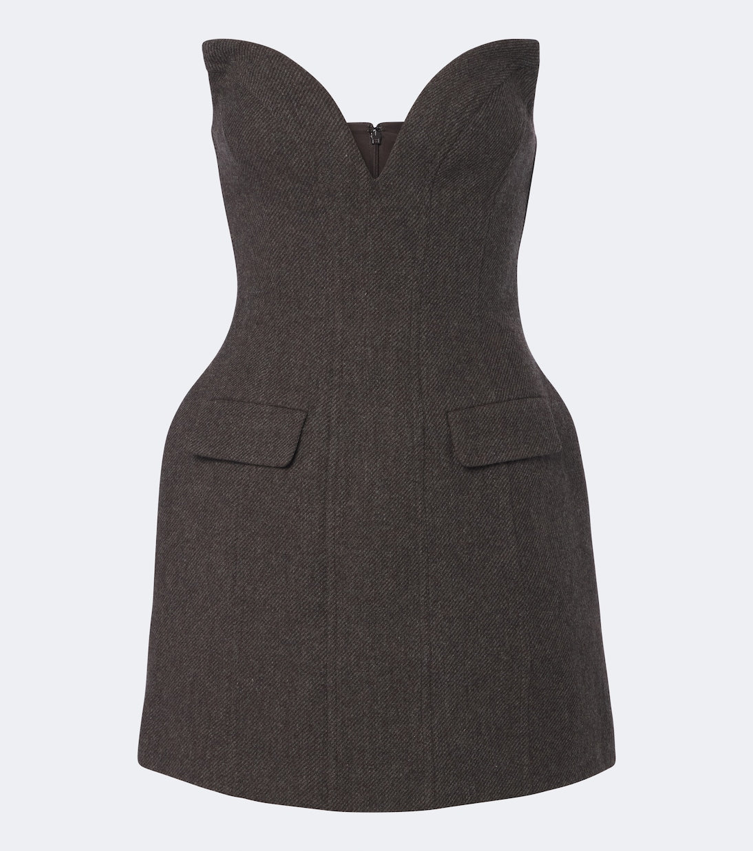 Self-Portrait - Wool and cashmere-blend minidress