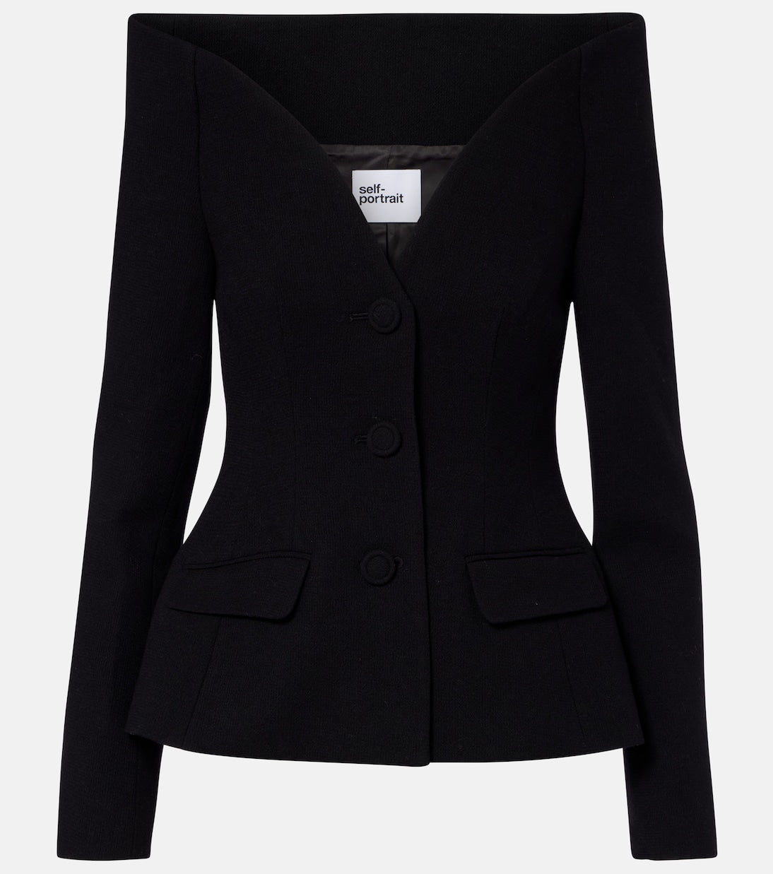 Self-Portrait - Crêpe blazer