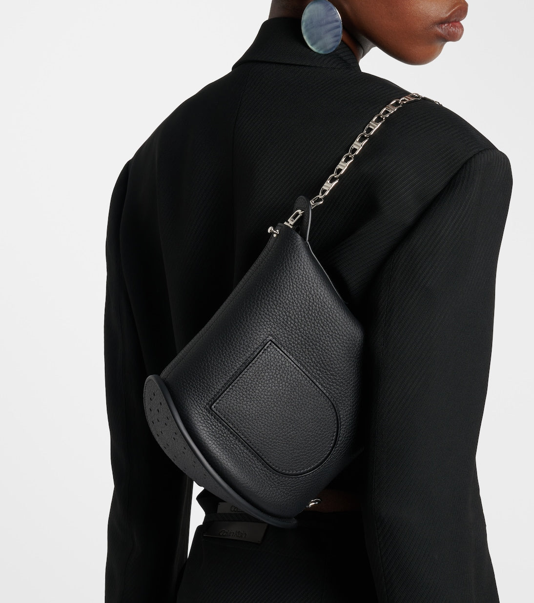 Delvaux - Pin Twist Small leather crossbody bag