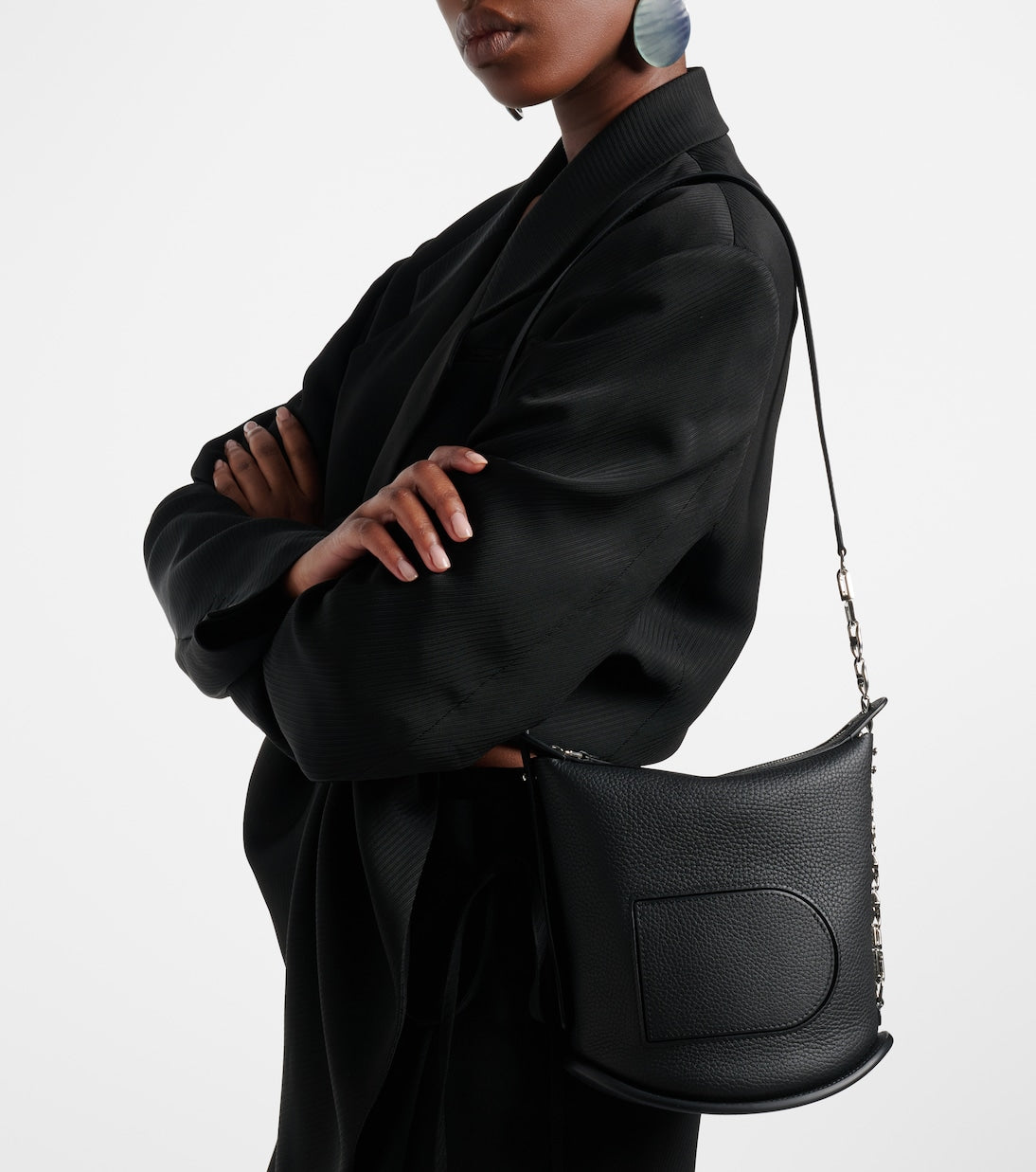 Delvaux - Pin Twist Small leather crossbody bag