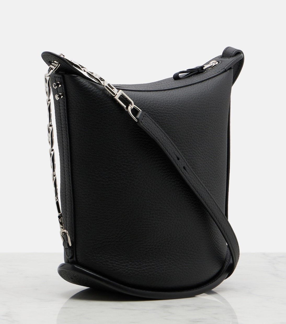 Delvaux - Pin Twist Small leather crossbody bag