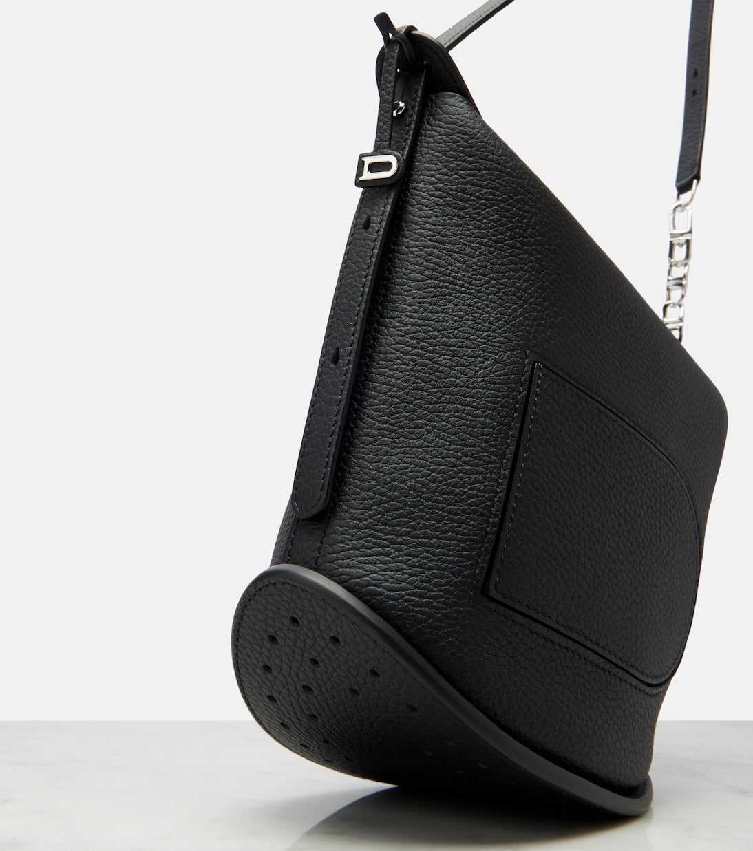 Delvaux - Pin Twist Small leather crossbody bag