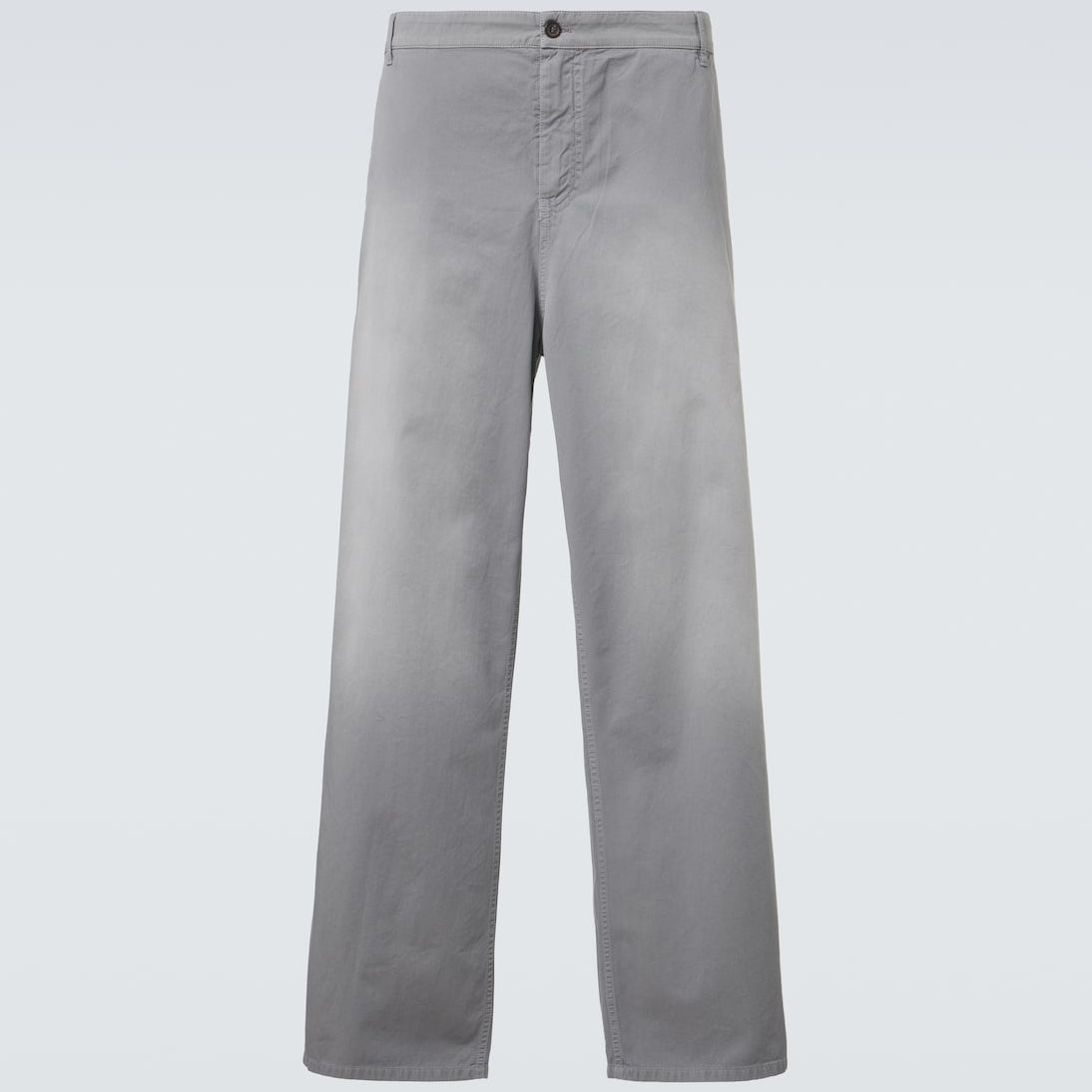 Miu Miu - Cotton twill wide-leg pants