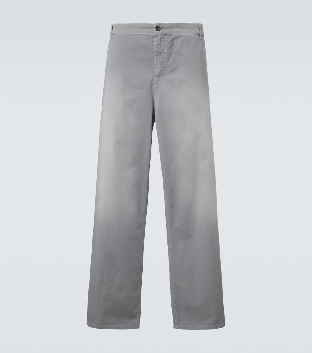 Miu Miu - Cotton twill wide-leg pants