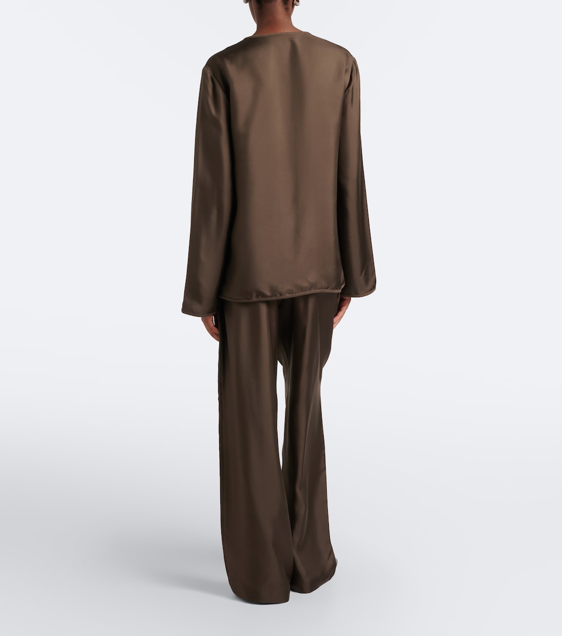 Róhe - Silk wide-leg pants
