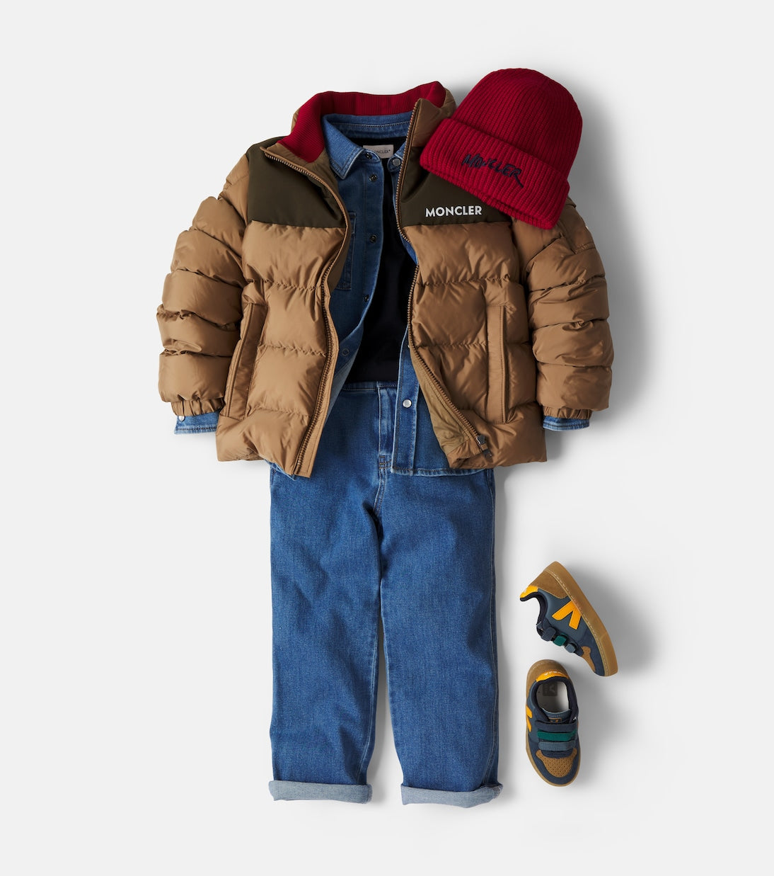 Moncler Enfant - Ribbed-knit wool and cashmere beanie