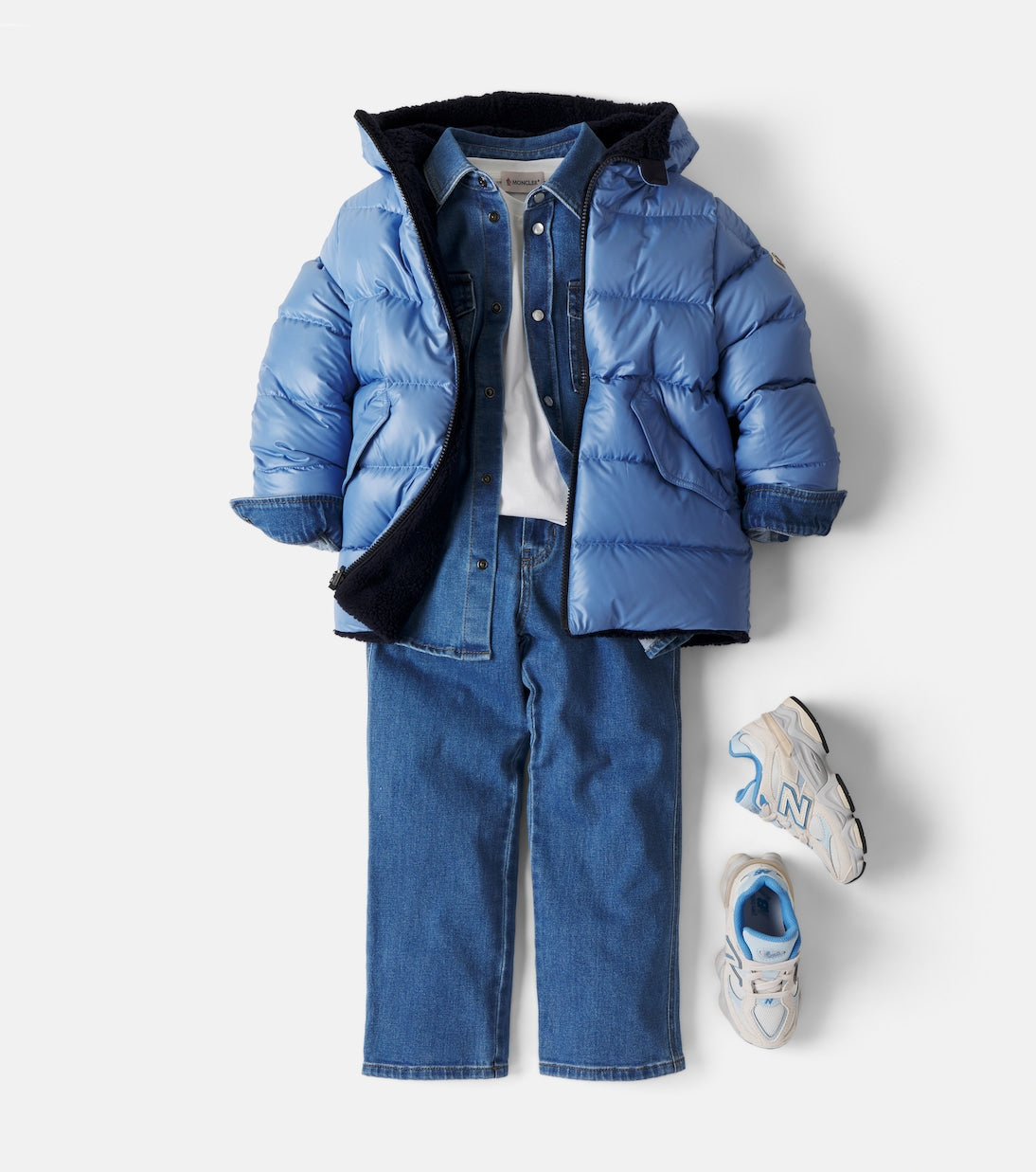 Moncler Enfant - Reversible teddy down jacket