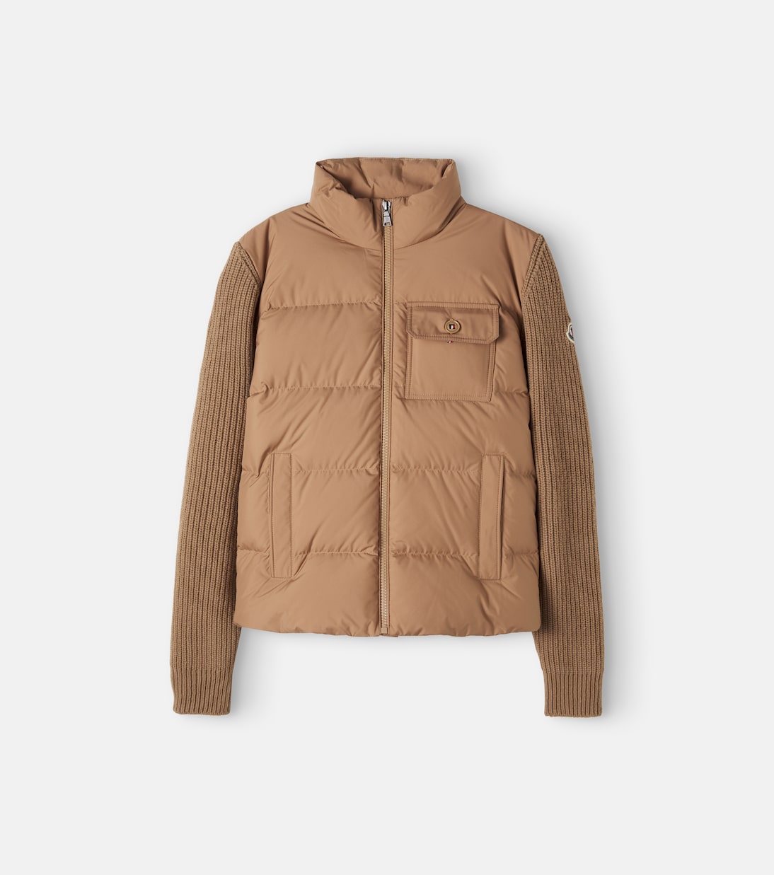 Moncler Enfant - Down-paneled wool and cashmere cardigan