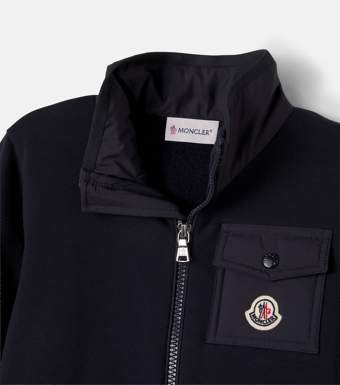 Moncler Enfant - Logo cotton cardigan