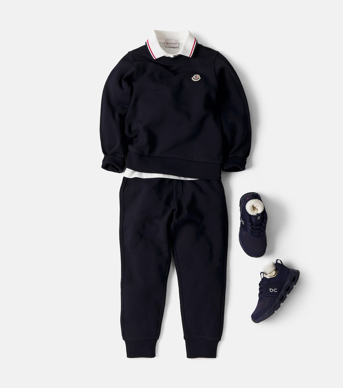 Moncler Enfant - Cotton jersey sweatshirt and sweatpants set