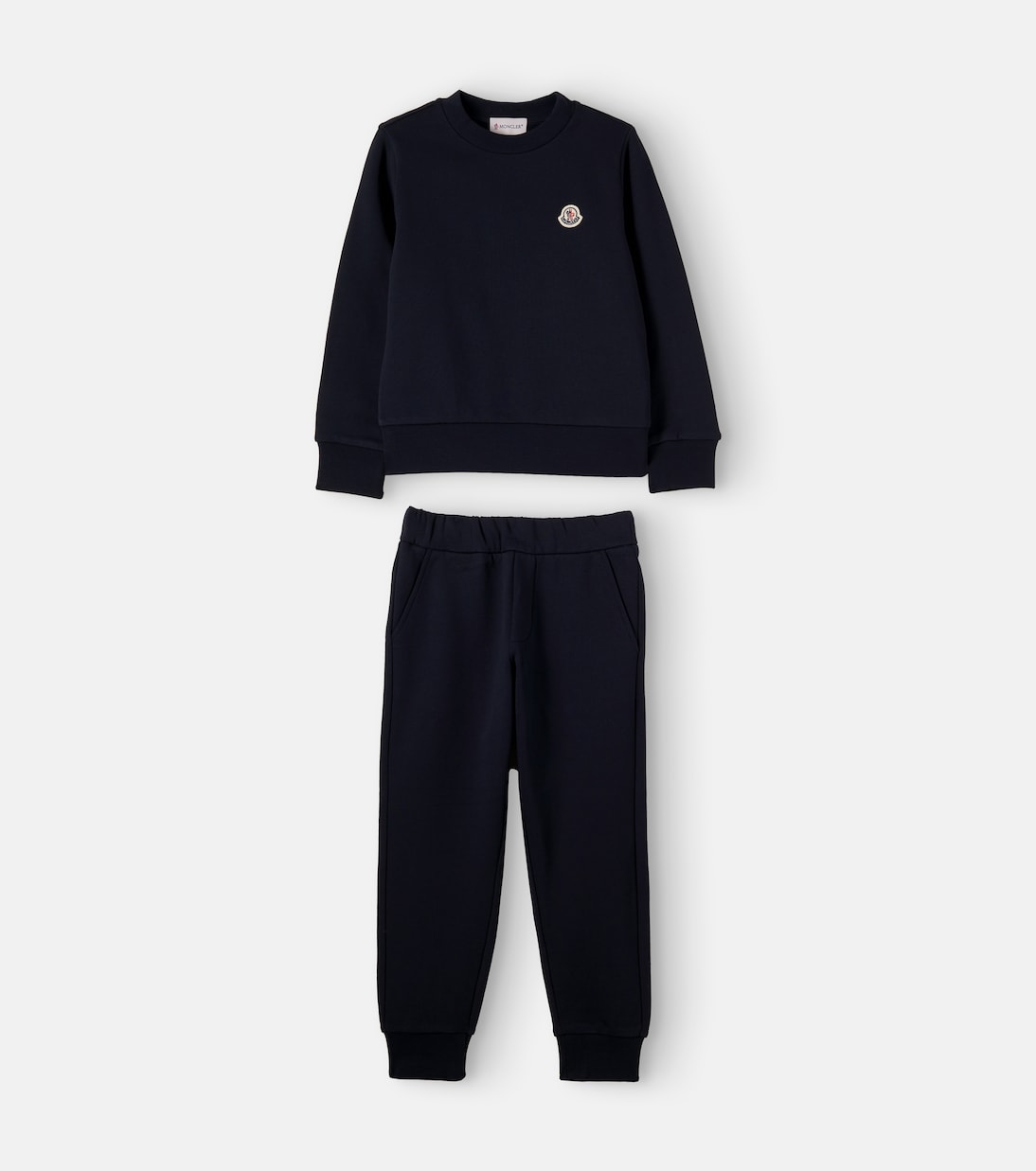 Moncler Enfant - Cotton jersey sweatshirt and sweatpants set