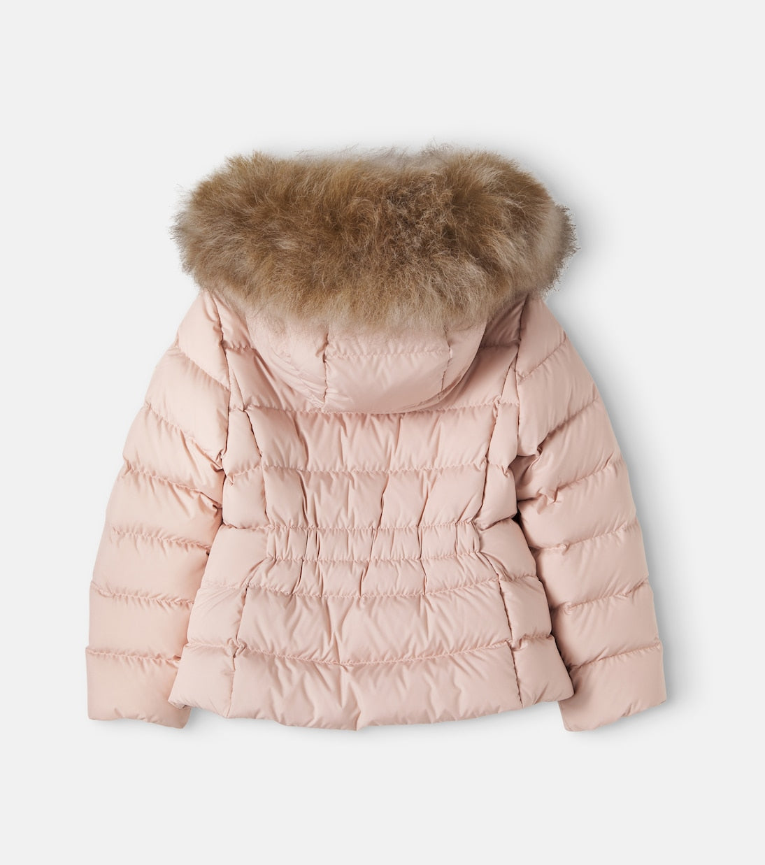 Moncler Enfant - Boedette shearling-trimmed hooded down jacket