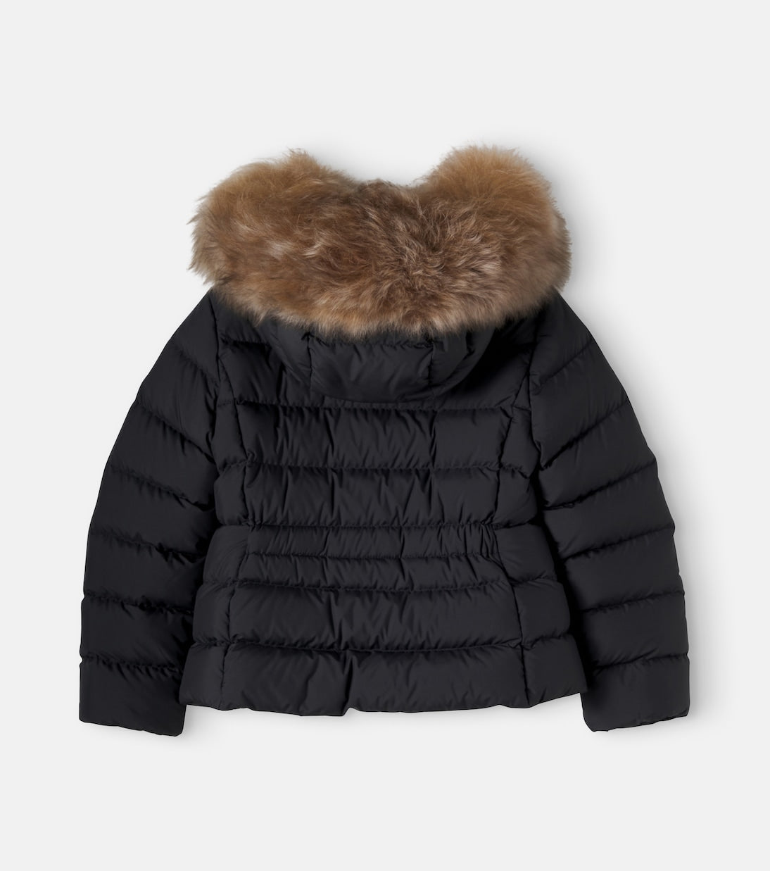 Moncler Enfant - Boedette shearling-trimmed hooded down jacket