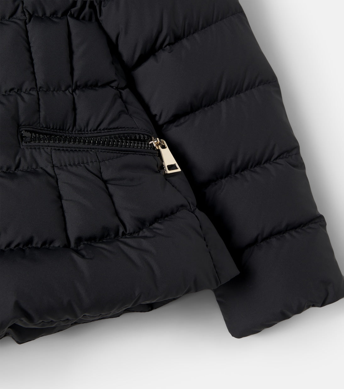 Moncler Enfant - Boedette shearling-trimmed hooded down jacket