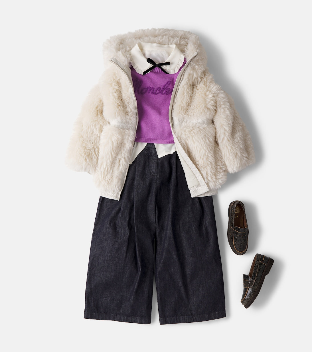 Moncler Enfant - Wrenna hooded teddy jacket
