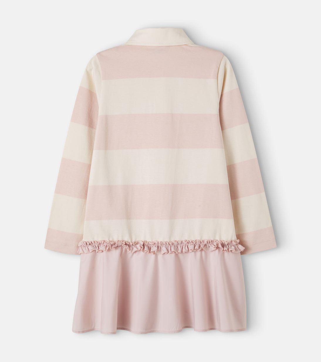 Moncler Enfant - Striped cotton jersey polo dress
