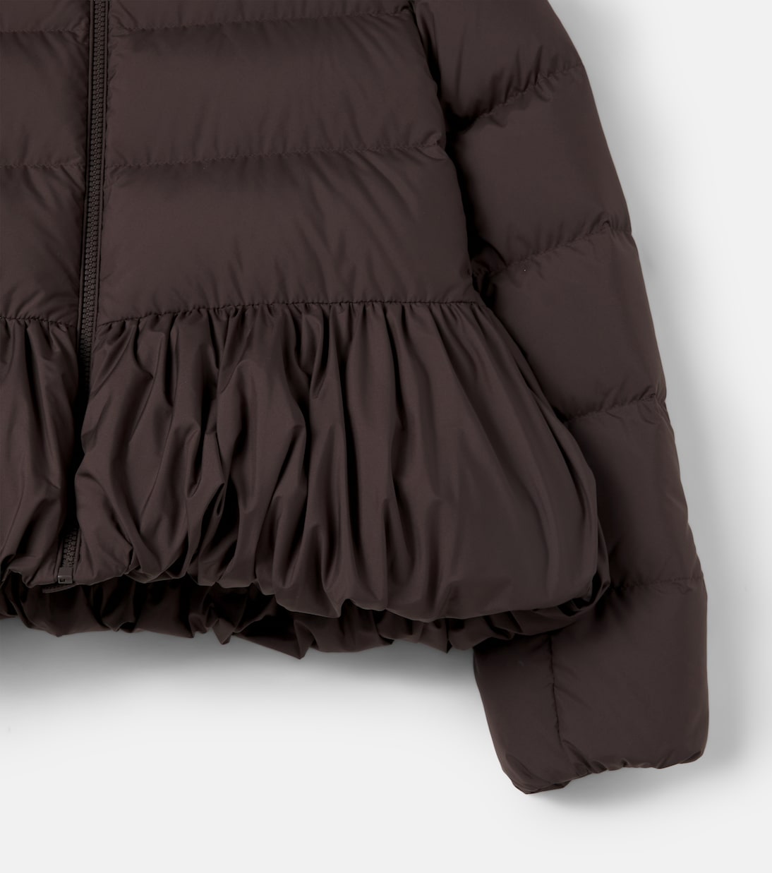 Moncler Enfant - Ruffle down jacket