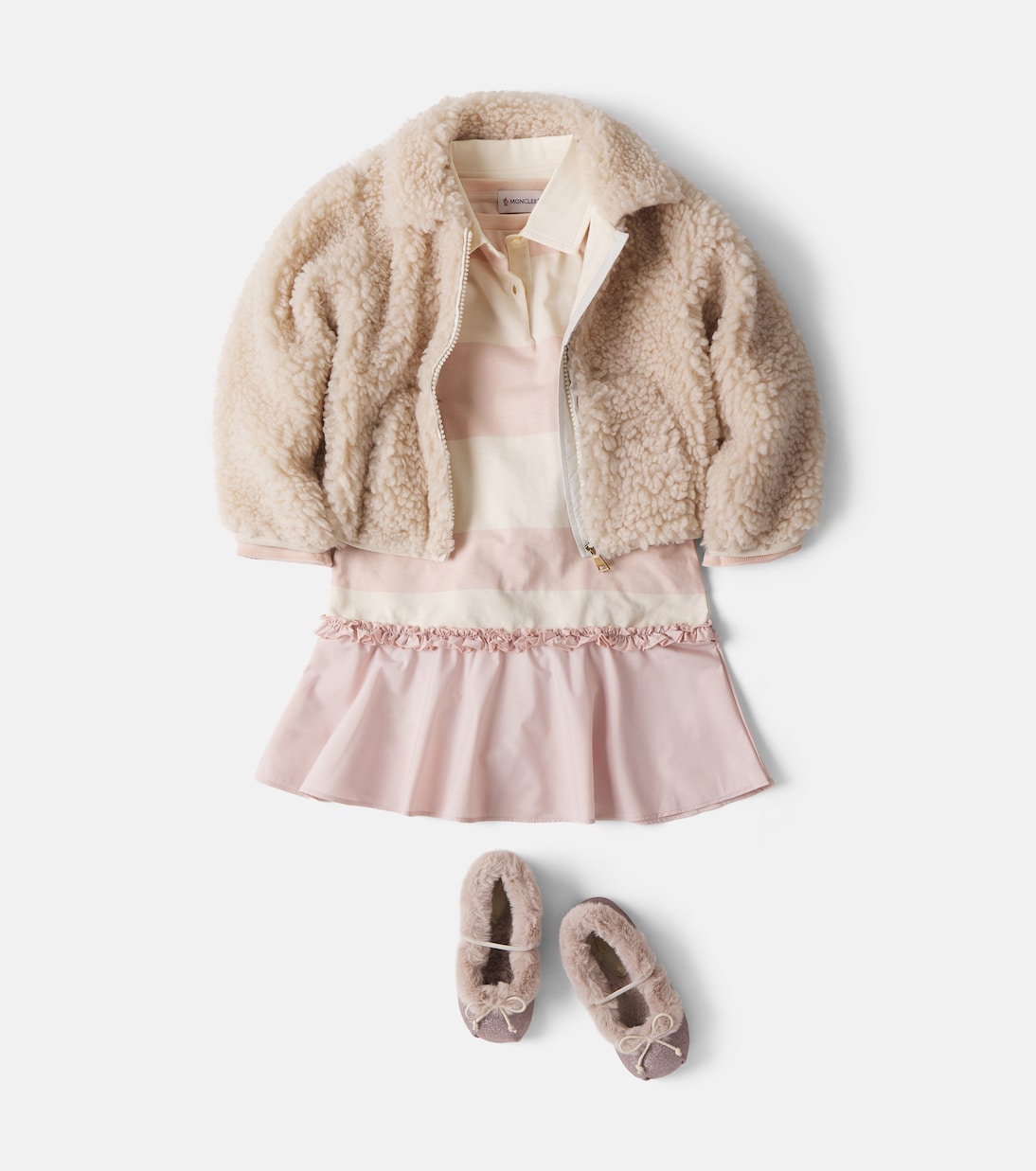 Moncler Enfant - Logo teddy jacket