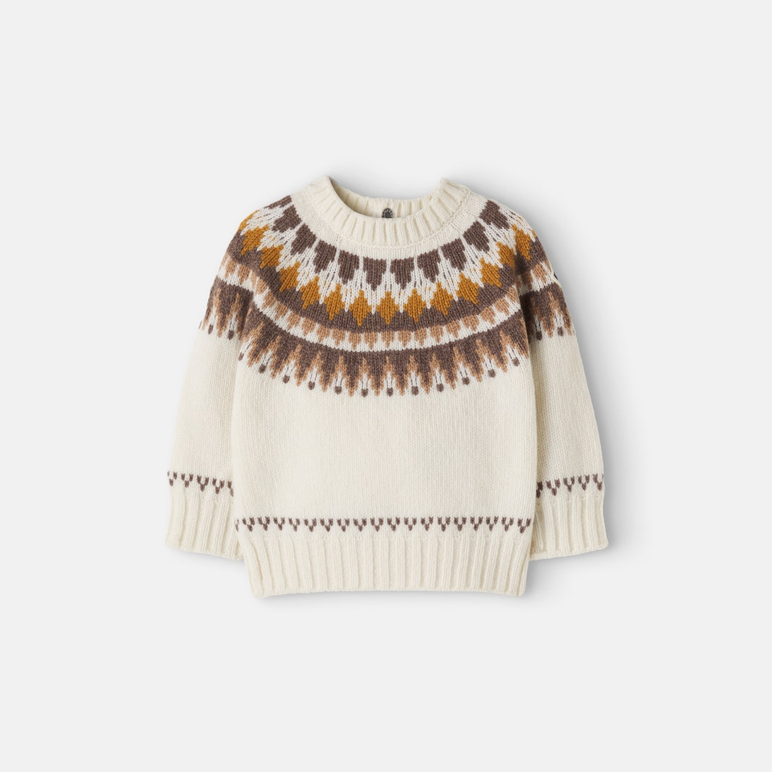 Moncler Enfant - Baby jacquard wool and cashmere sweater