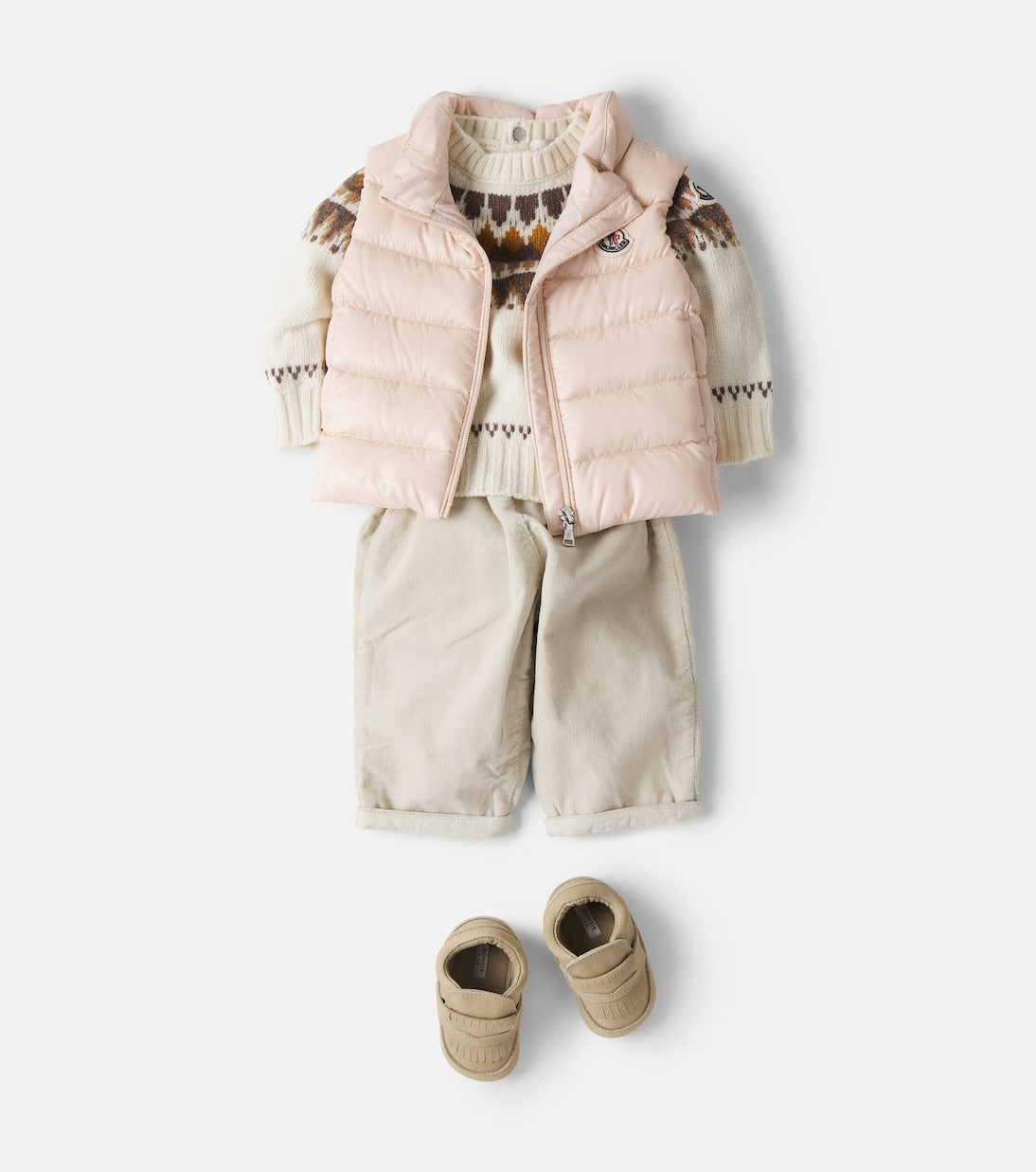 Moncler Enfant - Baby jacquard wool and cashmere sweater