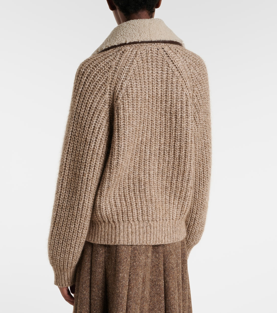 Brunello Cucinelli - Cashmere, mohair, and wool-blend jacket