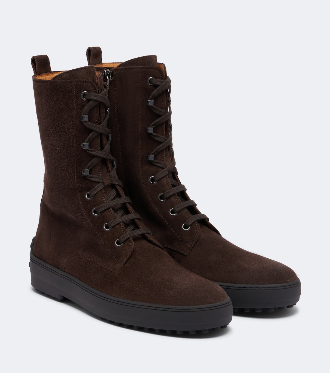 Tod's - Gommino suede mid-calf boots