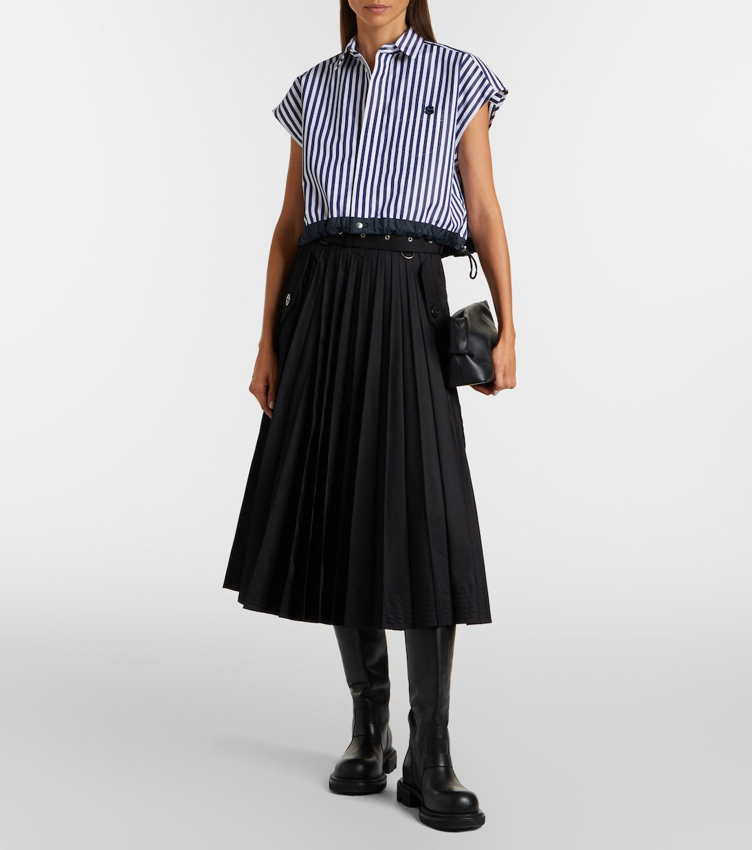 Sacai - Striped poplin shirt