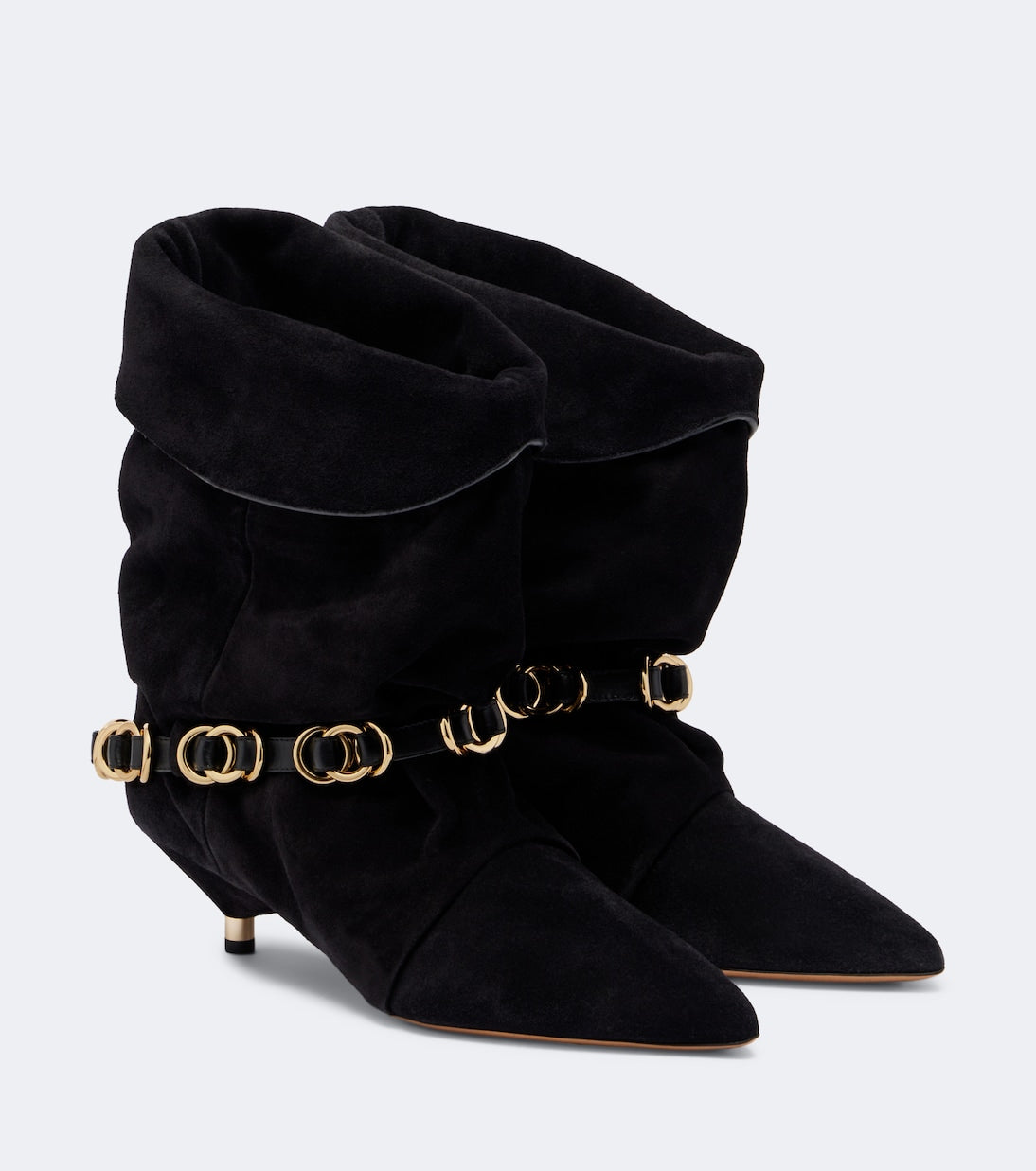 Isabel Marant - Edrik embellished suede ankle boots