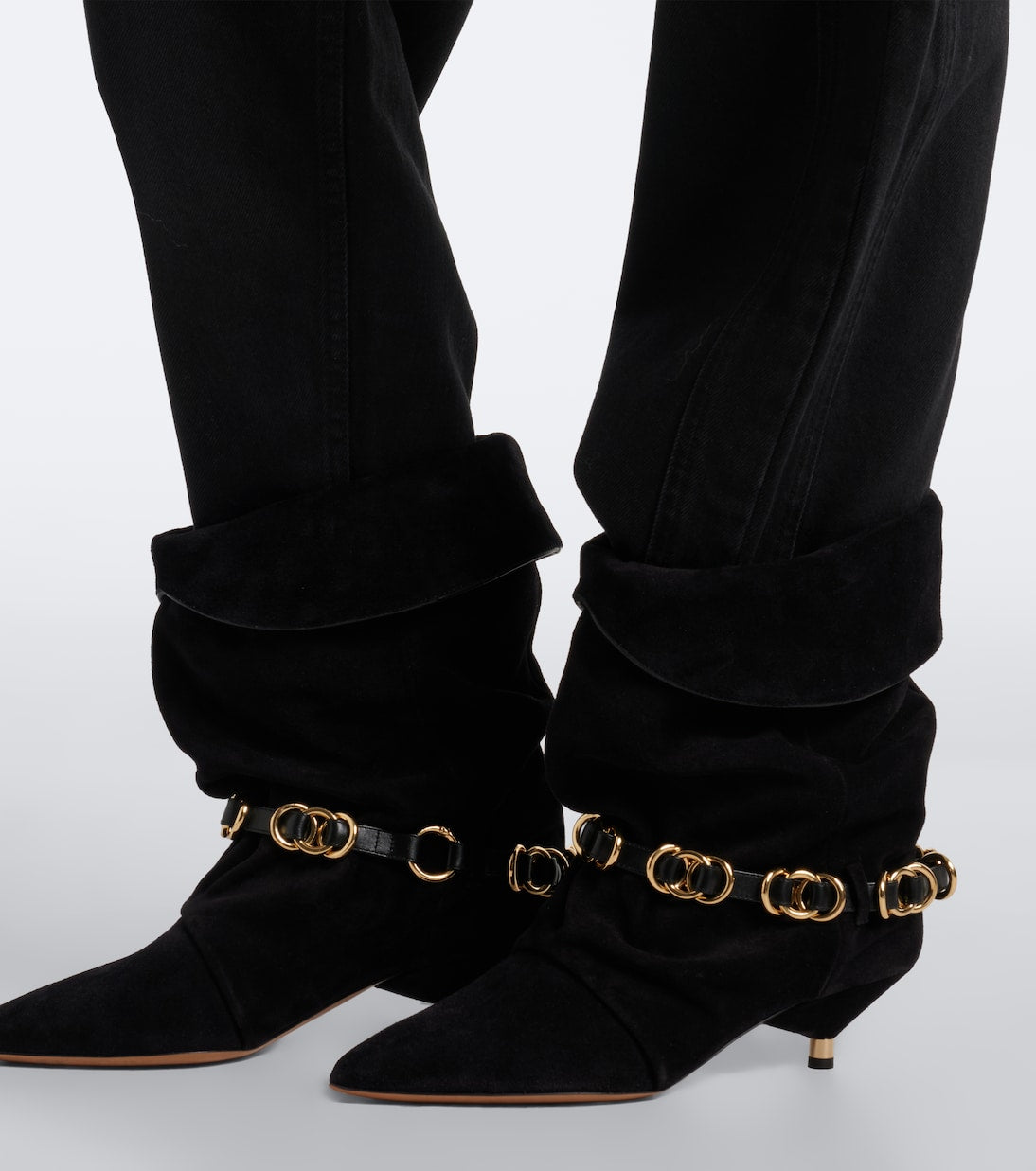 Isabel Marant - Edrik embellished suede ankle boots