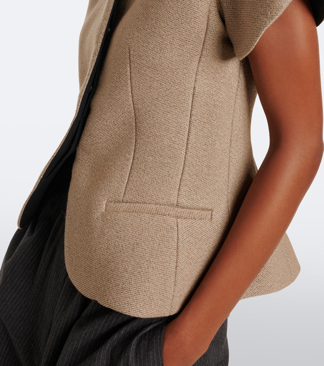Jacquemus - Ovalo wool and cotton jacket