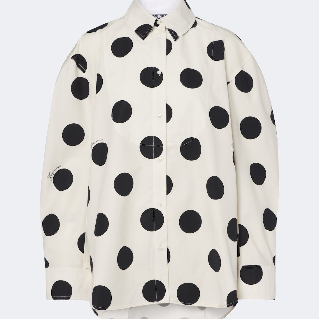 Jacquemus - Citta polka-dot cotton shirt