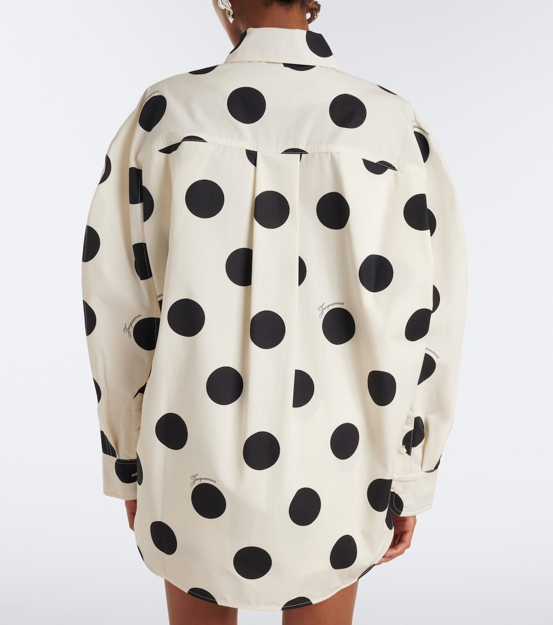 Jacquemus - Citta polka-dot cotton shirt