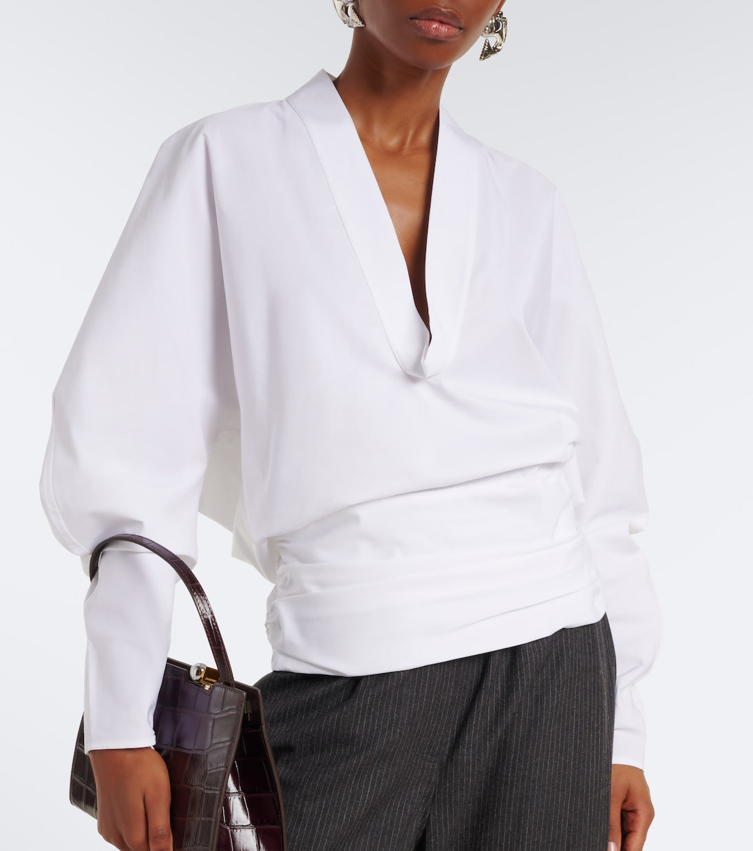 Jacquemus - Colombe cotton poplin blouse