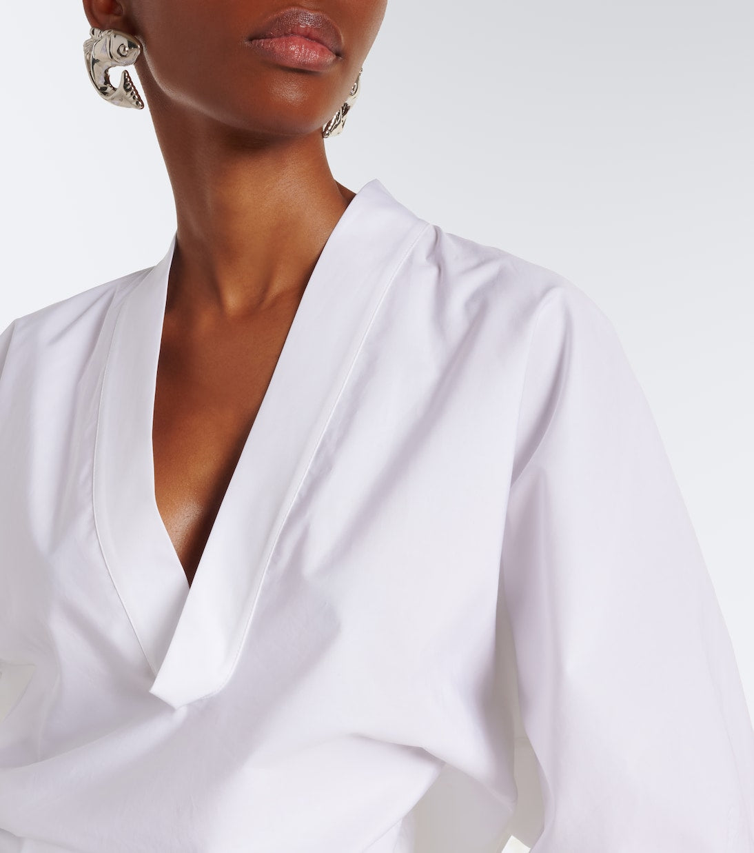 Jacquemus - Colombe cotton poplin blouse