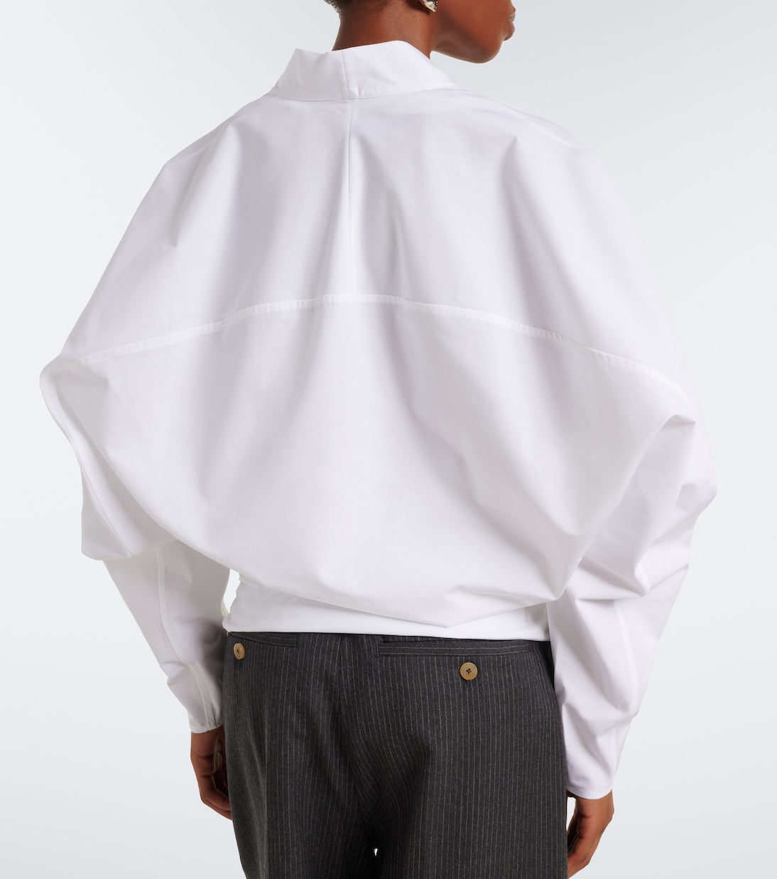 Jacquemus - Colombe cotton poplin blouse