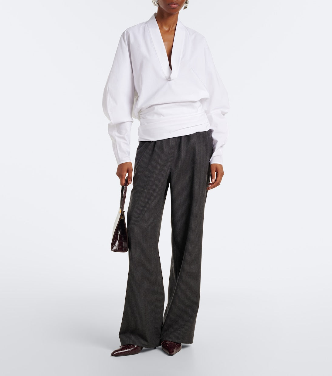 Jacquemus - Colombe cotton poplin blouse