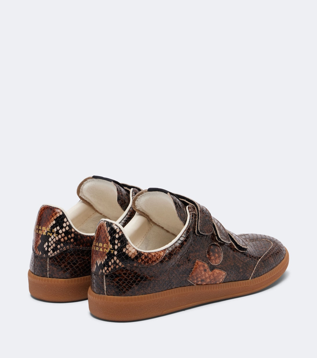 Isabel Marant - Beth snake-effect leather sneakers