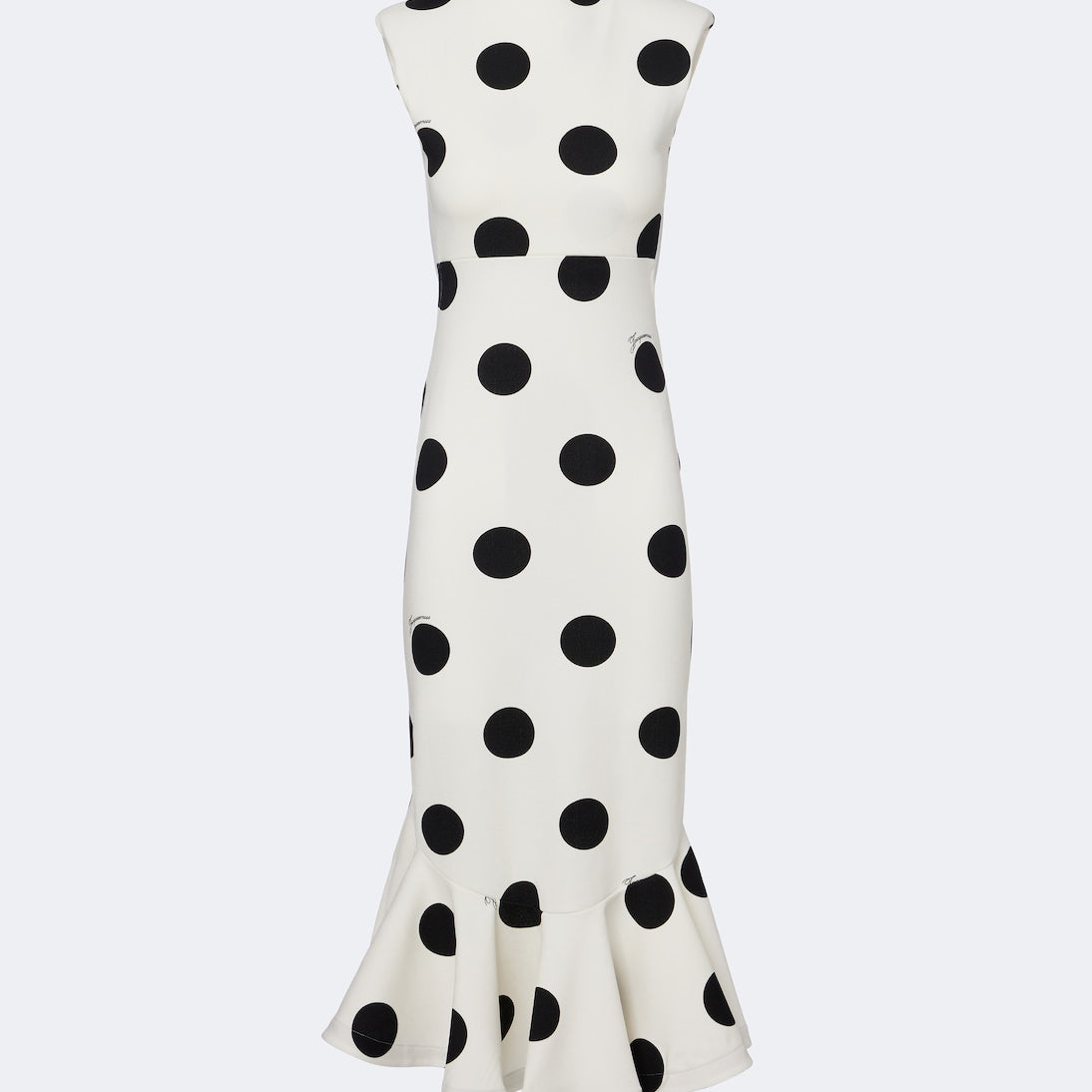 Jacquemus - Palmier polka-dot jersey midi dress