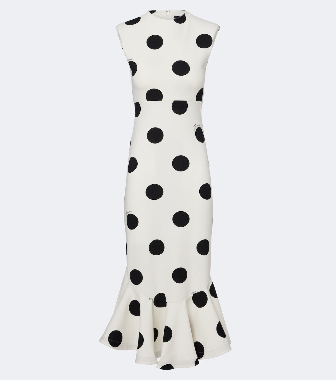 Jacquemus - Palmier polka-dot jersey midi dress