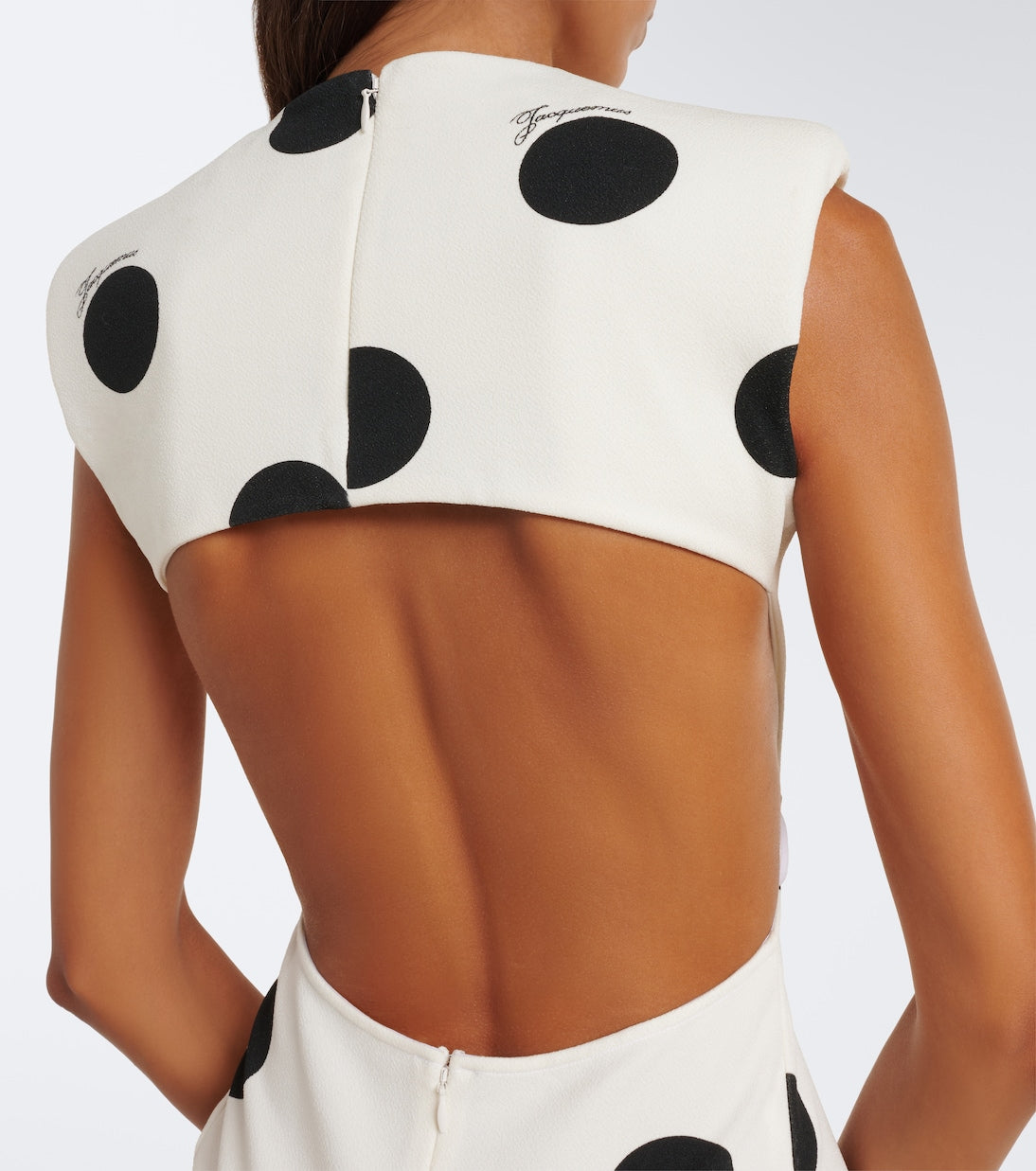 Jacquemus - Palmier polka-dot jersey midi dress
