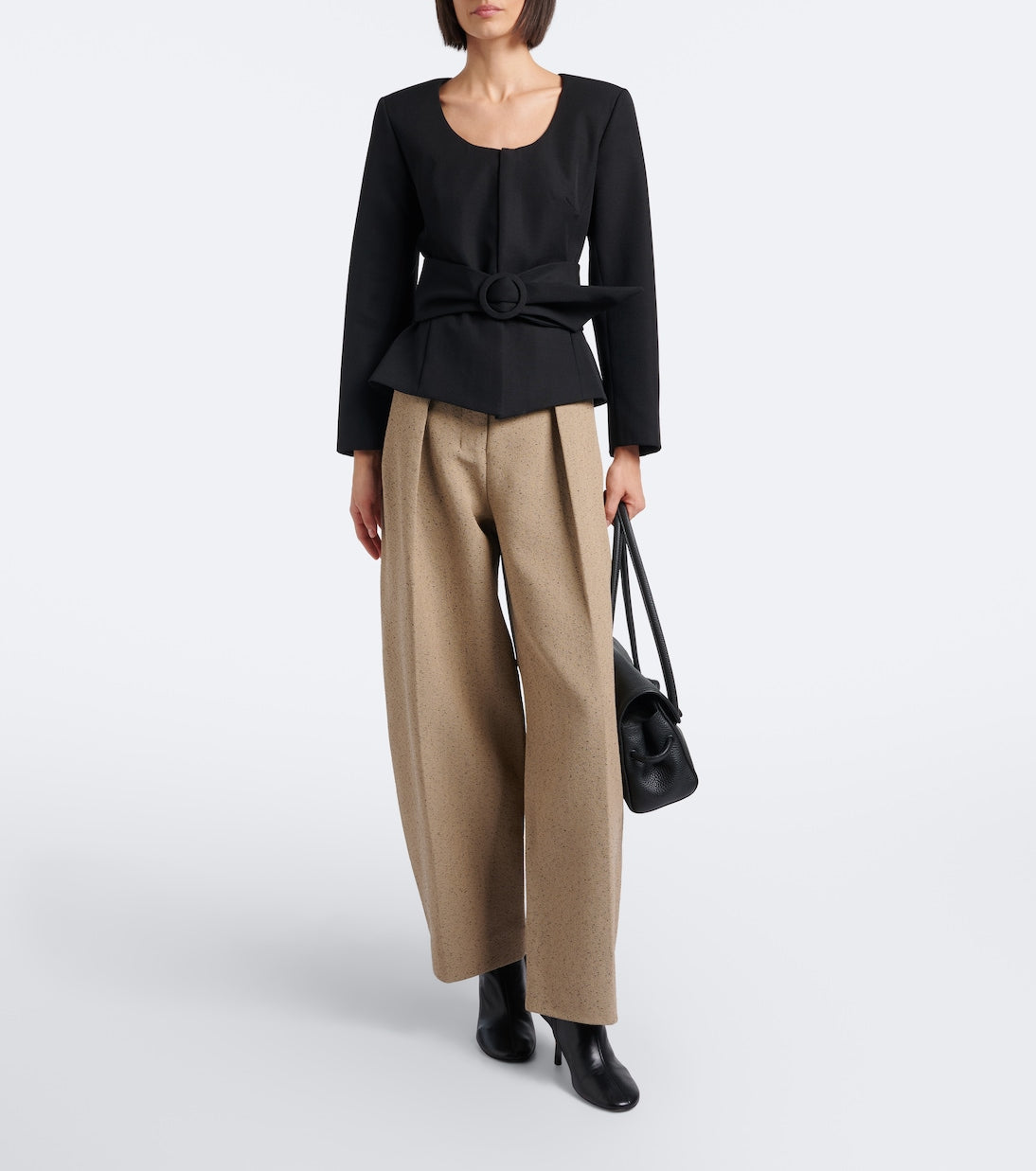 Jacquemus - Collant leather ankle boots