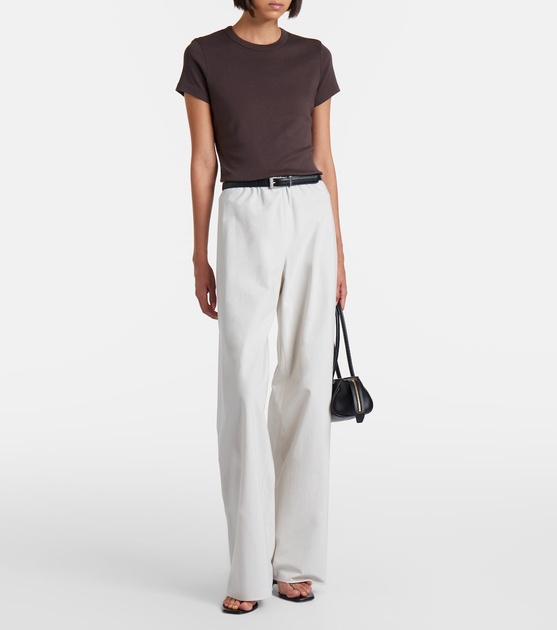 Vince - '90s Shrunken cotton-blend T-shirt