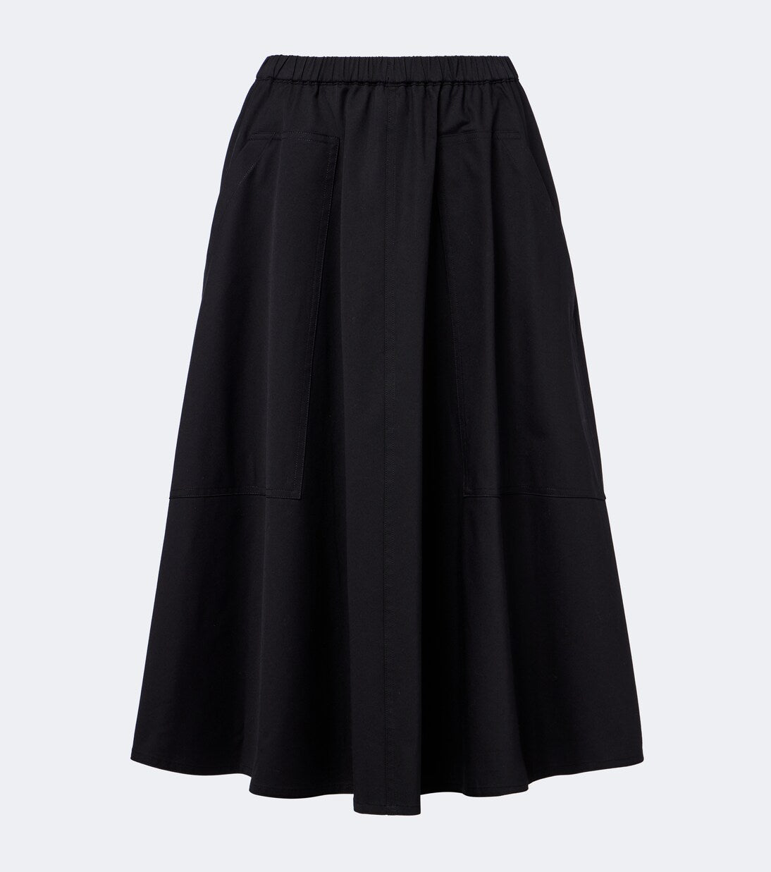 Vince - Cotton midi skirt