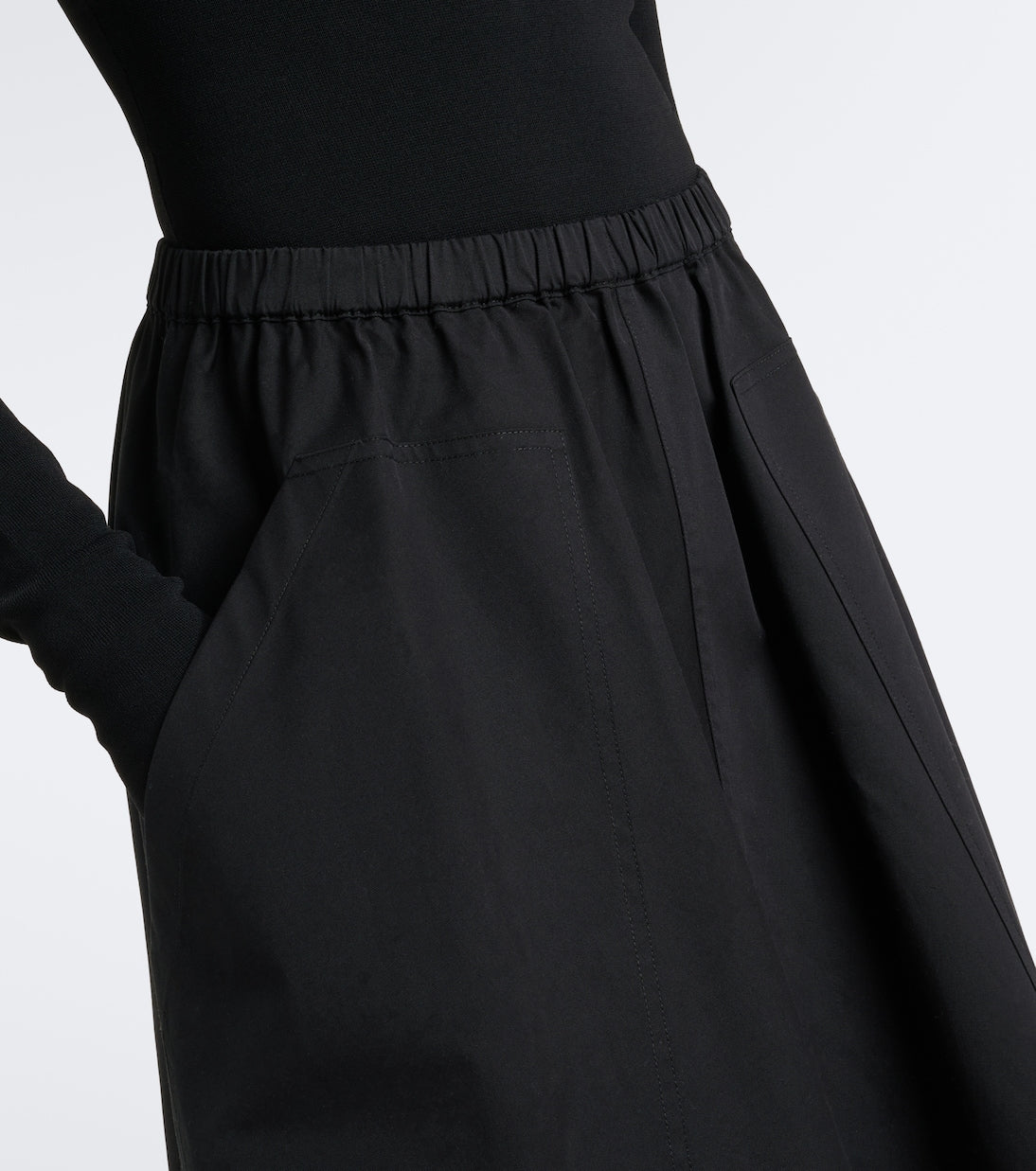 Vince - Cotton midi skirt