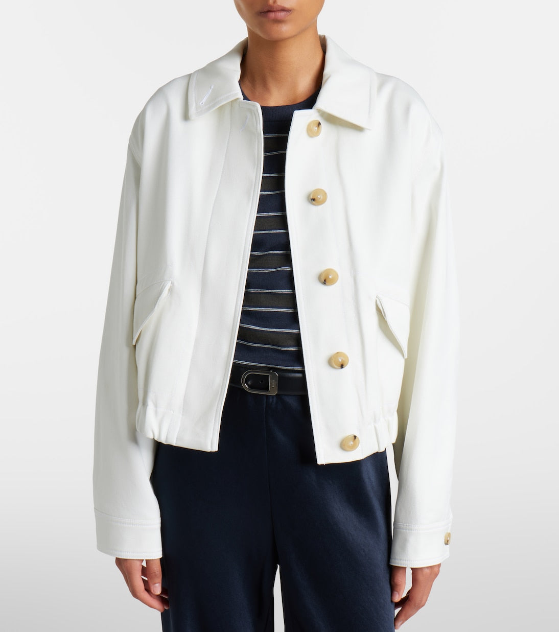 Vince - Cotton twill blouson jacket