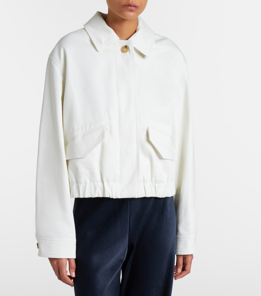 Vince - Cotton twill blouson jacket