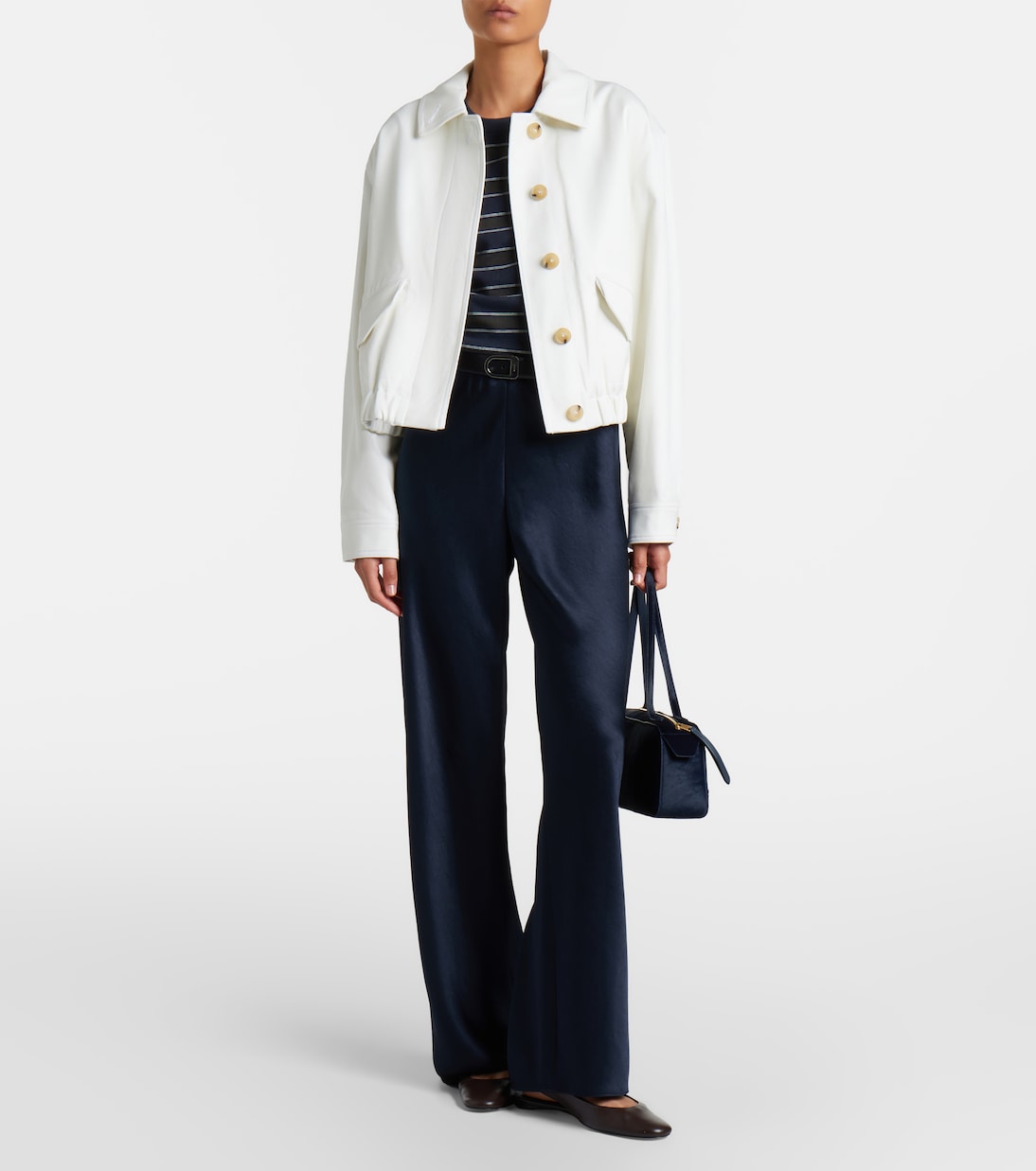Vince - Cotton twill blouson jacket