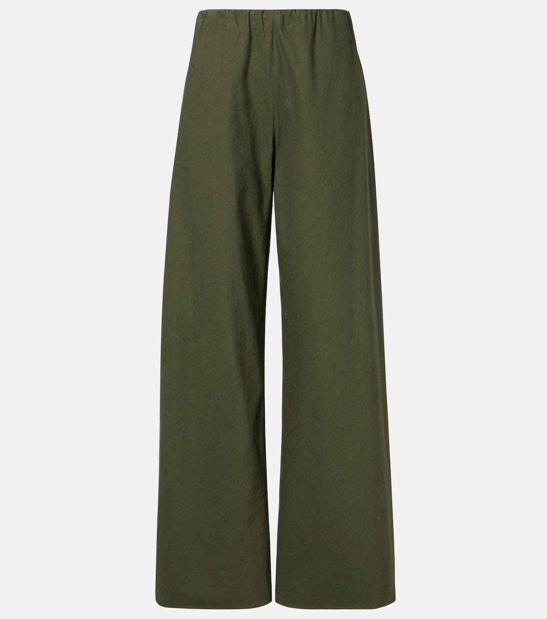 Vince - Colette cotton twill wide-leg pants