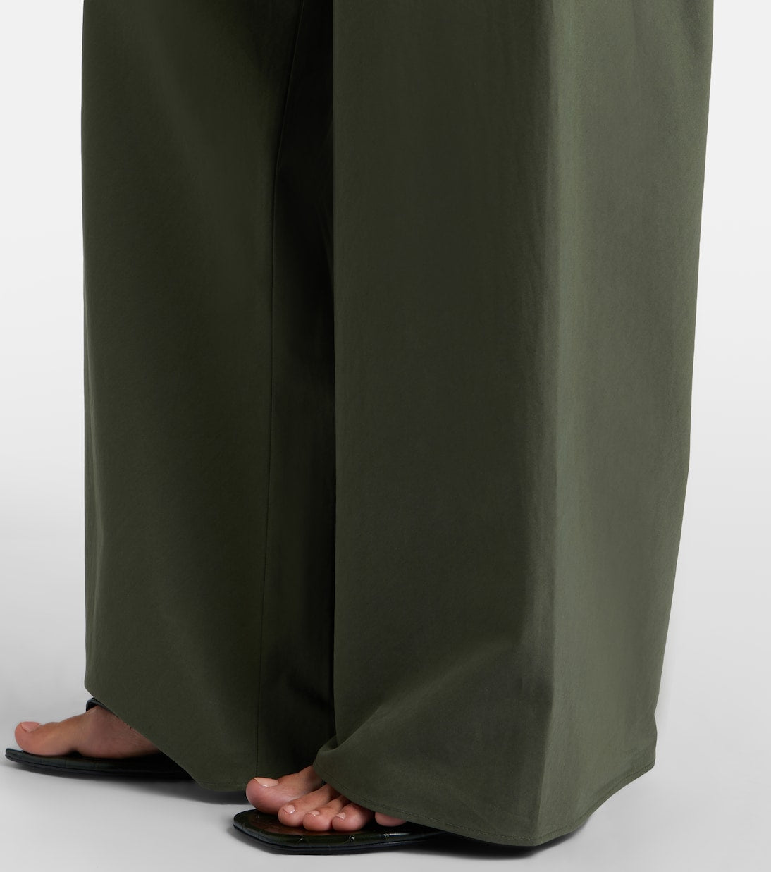 Vince - Colette cotton twill wide-leg pants